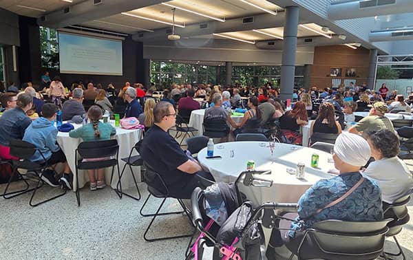 Attendees of the 2025 Donor Family Celebration at the Milwaukee County Zoo